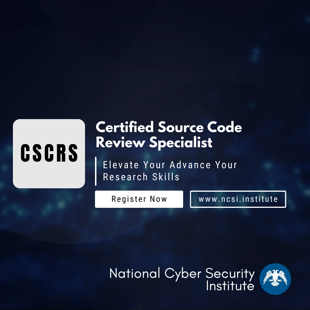 Certified Source Code Review Specialist – Learn Secure Coding Practices Online