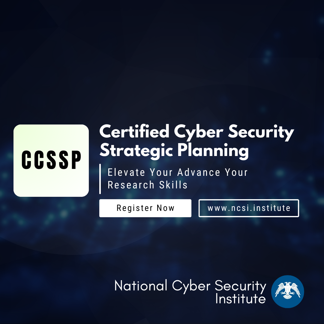 Security Planning and Policy Development